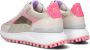 Floris van Floris van Bommel van Floris van Bommel Sneakers Dames Lage sneakers Damesschoenen Leer SFW-10099 mesh Beige combi - Thumbnail 6