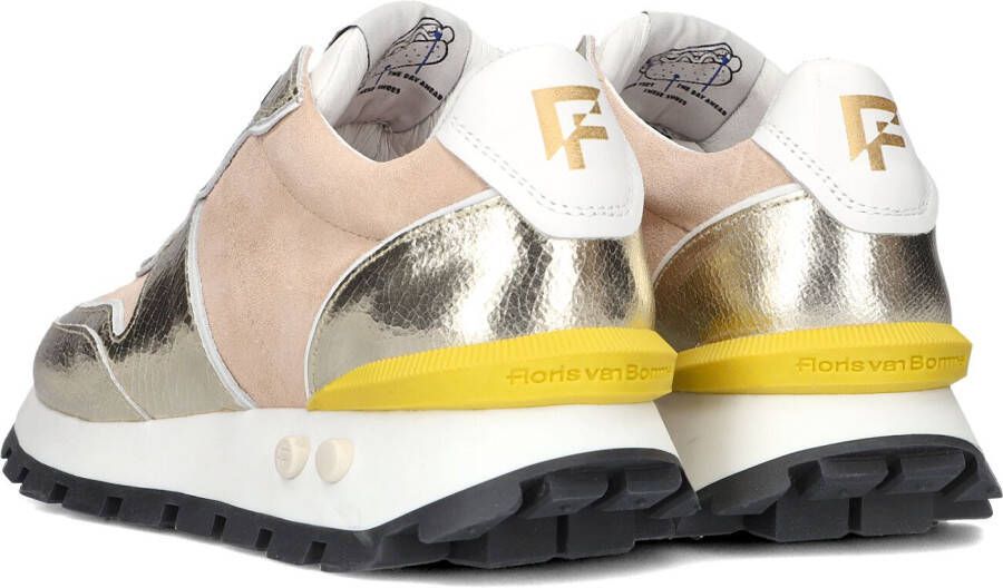 Floris Van Bommel Gouden Lage Sneakers Sfw-10115