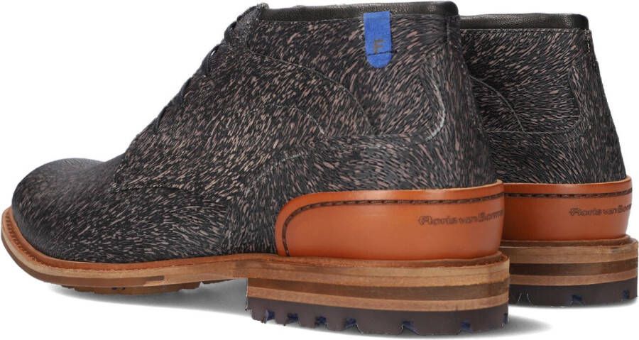 Floris Van Bommel Grijze Veterschoenen Sfm-50087