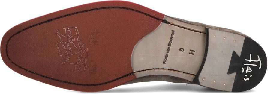 FLORIS VAN BOMMEL Taupe Veterschoenen Sfm-50148