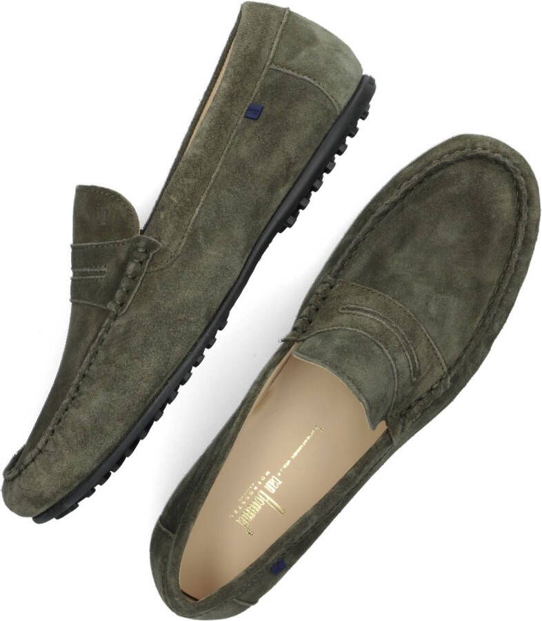 VAN BOMMEL Groene Loafers Sbm-40017