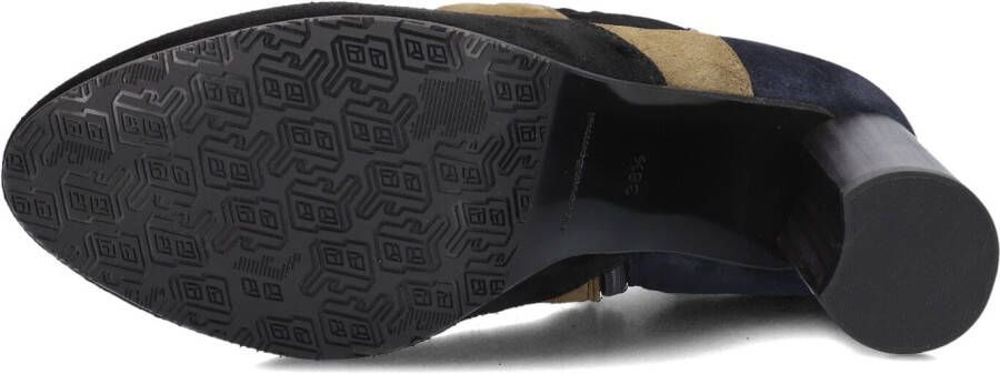 FLORIS VAN BOMMEL Zwarte Enkellaarsjes Sfw-50075 Kaci