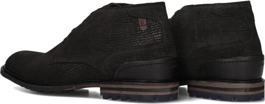 FLORIS VAN BOMMEL Zwarte Nette Schoenen Sfm-50141 Crepi