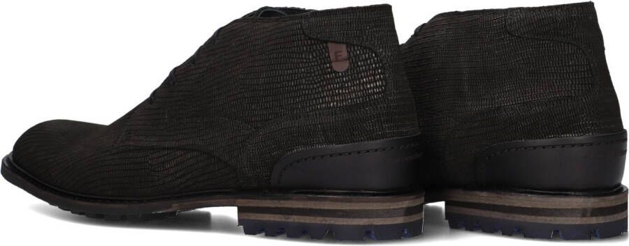 FLORIS VAN BOMMEL Zwarte Nette Schoenen Sfm-50141 Crepi