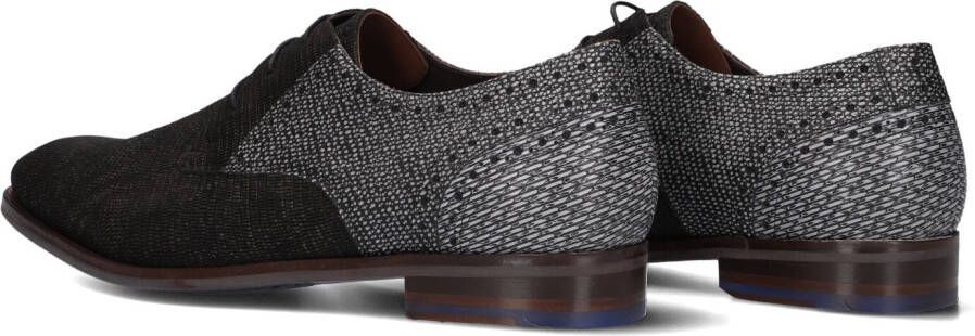 FLORIS VAN BOMMEL Zwarte Nette Schoenen Sfm-30361 De Stapper
