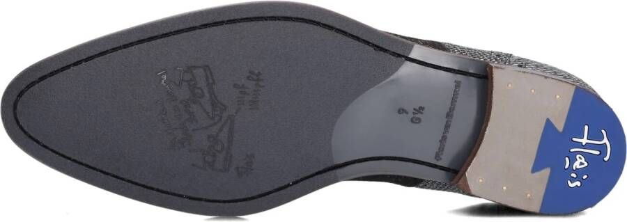 FLORIS VAN BOMMEL Zwarte Nette Schoenen Sfm-30361 De Stapper