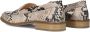 Fred de la bretoniere Loafer Bodil Python Zwart Wit - Thumbnail 3