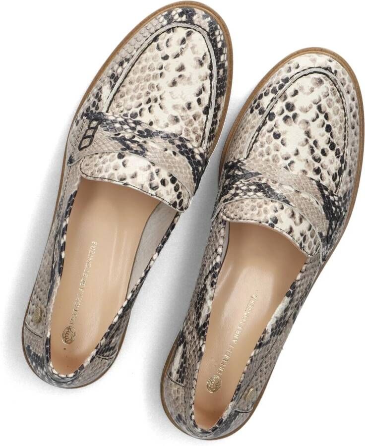 Fred de la bretoniere Loafer Bodil Python Zwart Wit - Foto 5