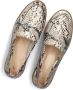 Fred de la bretoniere Loafer Bodil Python Zwart Wit - Thumbnail 5