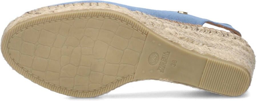 FRED DE LA BRETONIERE Blauwe Espadrilles Clare Beau