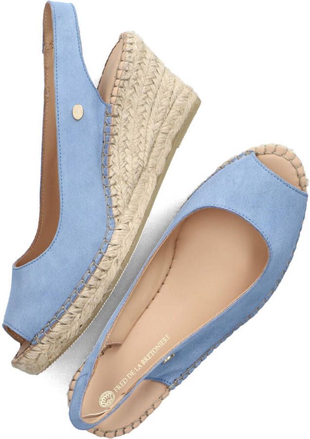 FRED DE LA BRETONIERE Blauwe Espadrilles Clare Beau