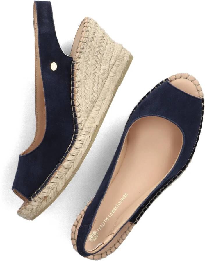 FRED DE LA BRETONIERE Blauwe Espadrilles Clare Beau