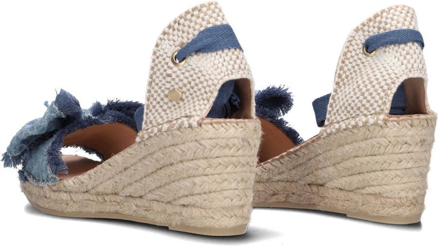 FRED DE LA BRETONIERE Blauwe Espadrilles Eve Bow