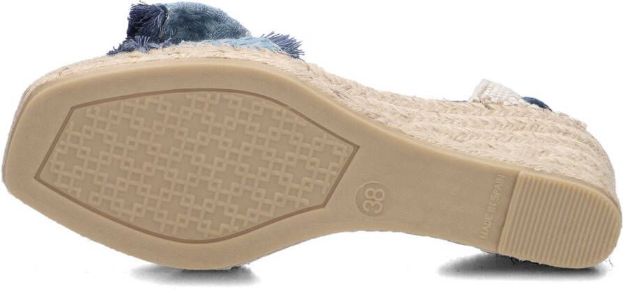 FRED DE LA BRETONIERE Blauwe Espadrilles Eve Bow