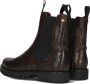 Fred de la Bretoniere Chelsea Boot Minou Brown Olivegloss Dames Laarzen - Thumbnail 2