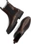 Fred de la Bretoniere Chelsea Boot Minou Brown Olivegloss Dames Laarzen - Thumbnail 4