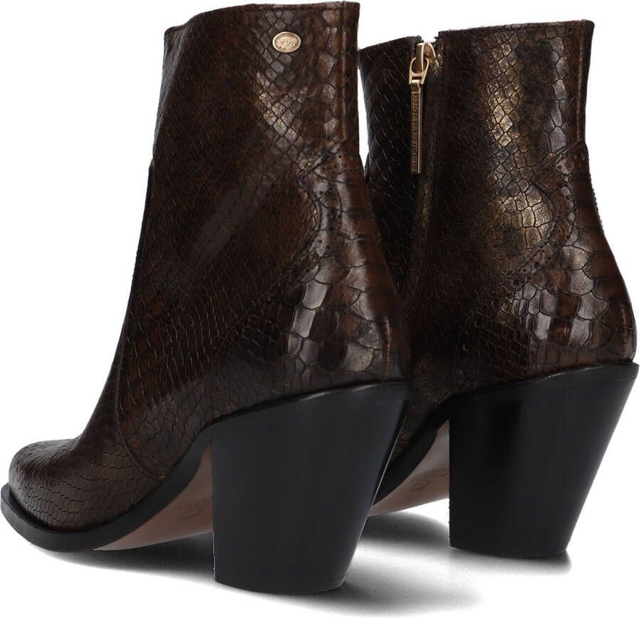 FRED DE LA BRETONIERE Bruine Enkellaarsjes Blaire Ankle Boot