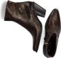 Fred de la Bretoniere Blaire Ankle Boot Enkellaarsjes Enkelboots met rits Dames Groen - Thumbnail 5