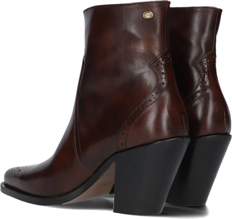 FRED DE LA BRETONIERE Bruine Enkellaarsjes Blaire Ankle Boot