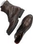 Fred de la Bretoniere Minou Derby Veterboots Laarzen Met Veters Dames Groen - Thumbnail 5