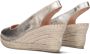 Fred de la Bretoniere 153010285 Espadrilles Met Sleehak Dames Goud - Thumbnail 5