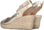 FRED DE LA BRETONIERE Espadrilles Dames 153010288 Maat: 38 Materiaal: Leer Kleur: Goud - Thumbnail 5