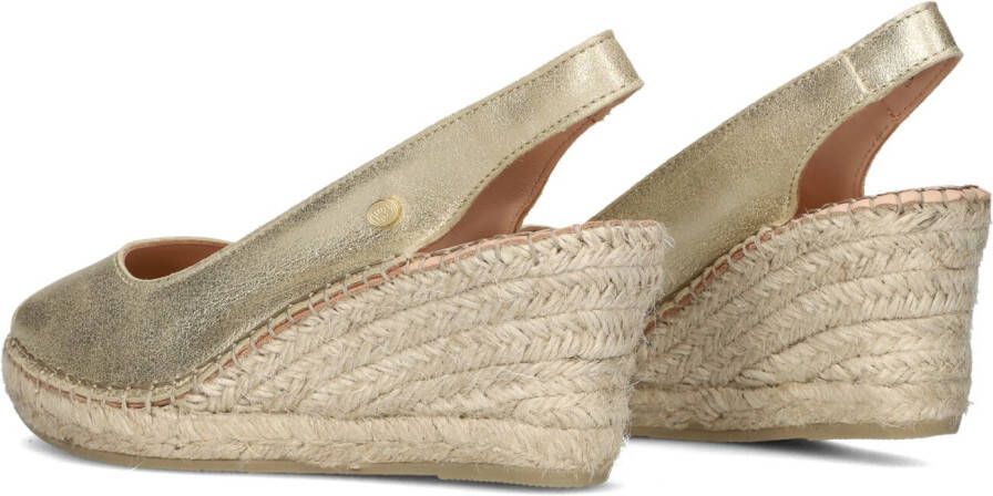 FRED DE LA BRETONIERE Gouden Espadrilles Clare Beau