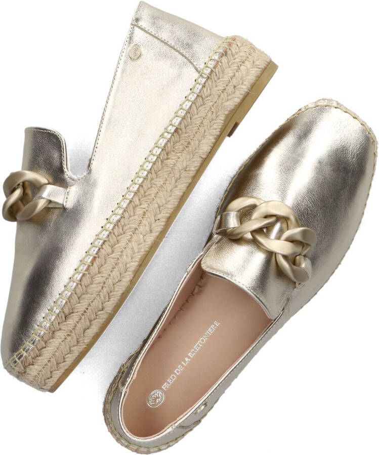 FRED DE LA BRETONIERE Gouden Espadrilles June Li