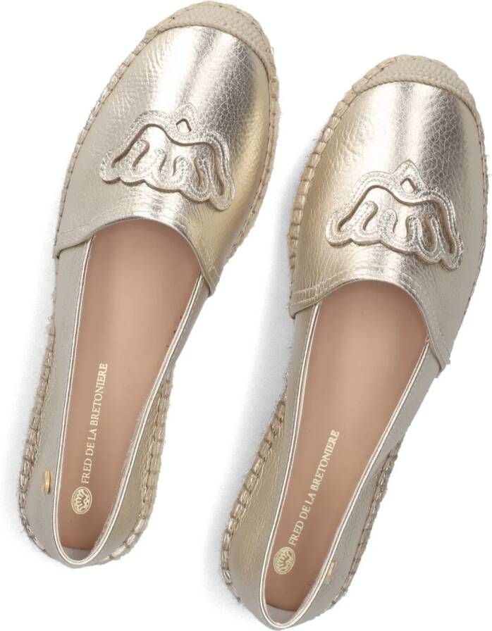 FRED DE LA BRETONIERE Gouden Espadrilles Mili Lily