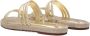 FRED DE LA BRETONIERE Slippers Dames 154010004 Maat: 38 Materiaal: Leer Kleur: Goud - Thumbnail 3