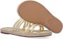 FRED DE LA BRETONIERE Slippers Dames 154010004 Maat: 38 Materiaal: Leer Kleur: Goud - Thumbnail 4