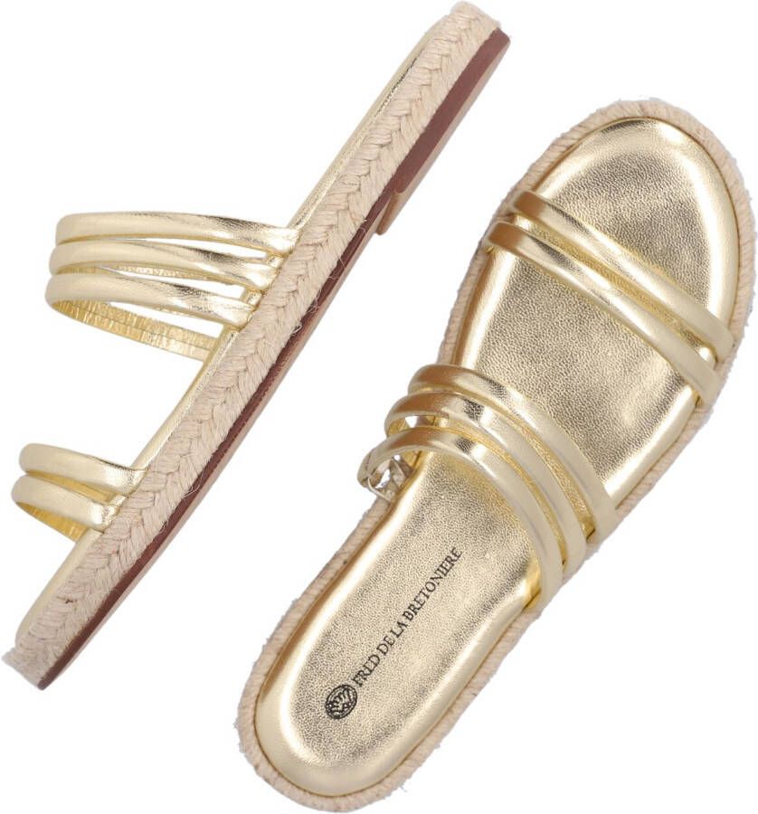 FRED DE LA BRETONIERE Gouden Slippers 154010004