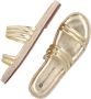 FRED DE LA BRETONIERE Slippers Dames 154010004 Maat: 38 Materiaal: Leer Kleur: Goud - Thumbnail 5