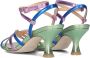 FRED DE LA BRETONIERE Sandalen Dames 163010175 Maat: 39 Materiaal: Leer Kleur: Groen - Thumbnail 3