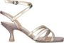 Fred de la Bretoniere Multikleur leren sandalen met kittenhak Multicolor Dames - Thumbnail 5