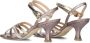 Fred de la Bretoniere Multikleur leren sandalen met kittenhak Multicolor Dames - Thumbnail 6