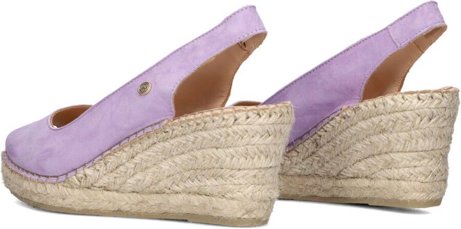 FRED DE LA BRETONIERE Paarse Espadrilles Clare Beau