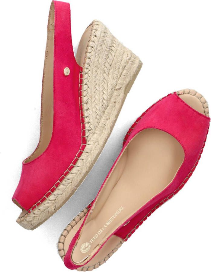 FRED DE LA BRETONIERE Roze Espadrilles Clare Beau