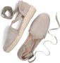 Fred de la Bretoniere 152010257 Espadrilles Dames Taupe - Thumbnail 5