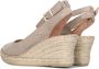 Fred de la Bretoniere 153010276 Espadrilles Zomer Schoenen Dames Taupe - Thumbnail 3