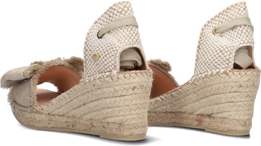 FRED DE LA BRETONIERE Taupe Espadrilles Eve Bow