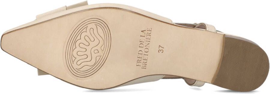 FRED DE LA BRETONIERE Witte Schoenen Elisse Sling