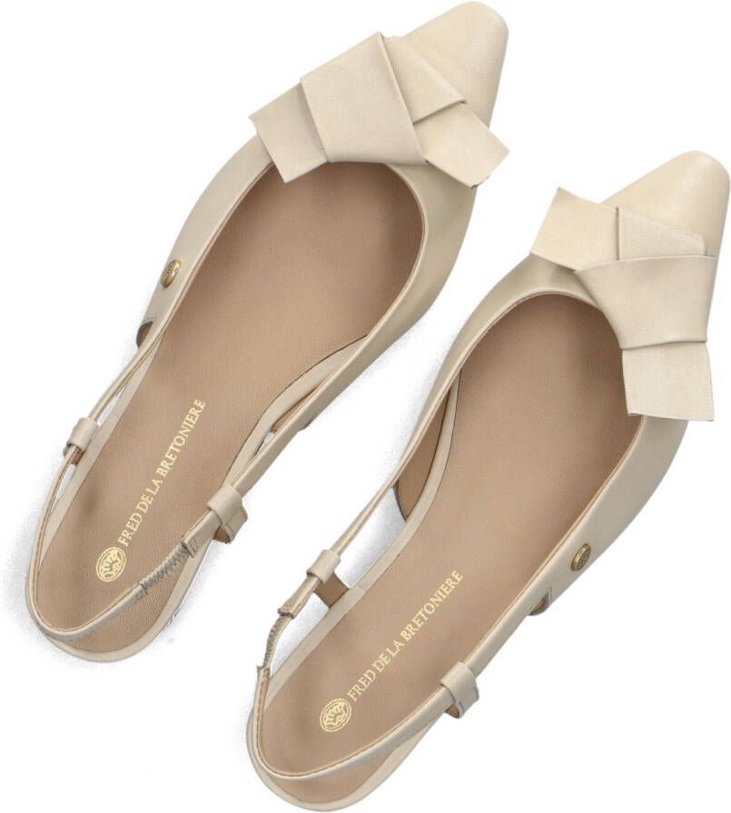 FRED DE LA BRETONIERE Witte Schoenen Elisse Sling