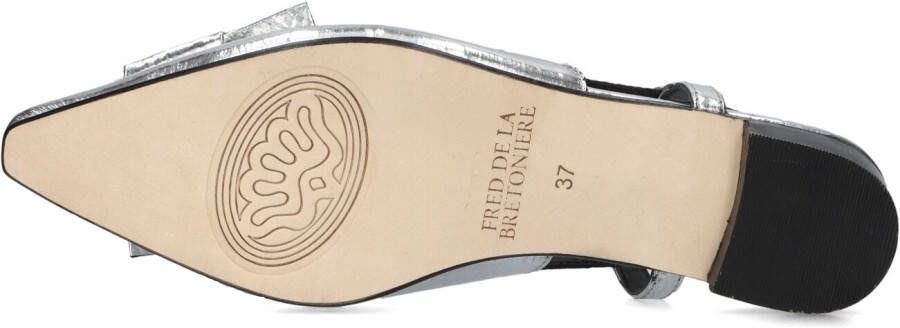 FRED DE LA BRETONIERE Zilveren Schoenen Elisse Sling