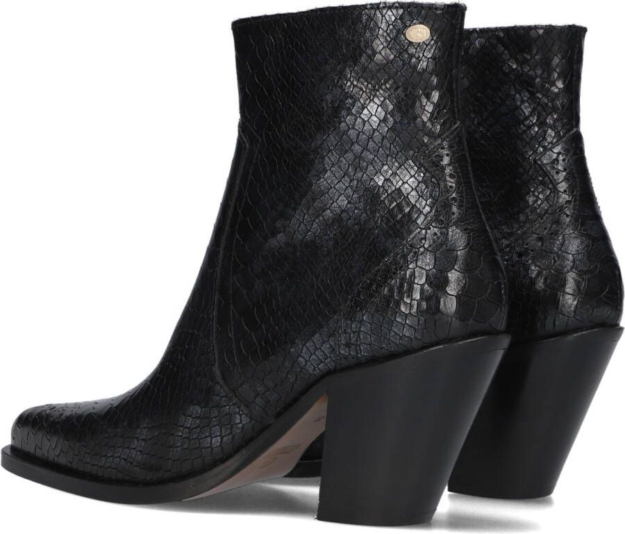 FRED DE LA BRETONIERE Zwarte Enkellaarsjes Blaire Ankle Boot