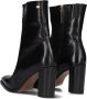 Fred de la Bretoniere Paige Ankle Boot Enkellaarsjes Enkelboots met rits Dames Zwart - Thumbnail 3