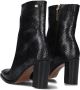 Fred de la Bretoniere Paige Ankle Boot Enkellaarsjes Enkelboots met rits Dames Zwart - Thumbnail 4