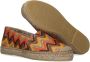 Fred de la bretoniere 152010164 3486 Brown color blocking Espadrilles - Thumbnail 5