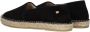 Fred de la Bretoniere 152010174 Espadrilles Dames Zwart - Thumbnail 4