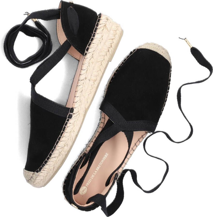 FRED DE LA BRETONIERE Zwarte Espadrilles 152010257